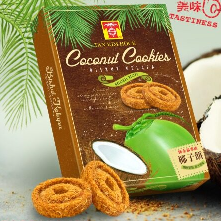 Tan Kim Hock Coconut Cookies 陈金福椰饼 （64g） 5pcs Main Image