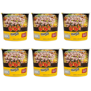 MAMA Minced Pork Cup Noodles 6Cups/pack