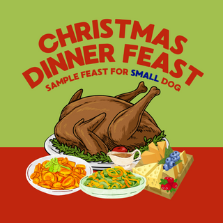 Sample Holiday Feast (Small Dog)