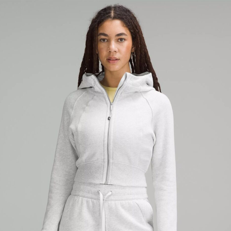 Extra - Scuba Full Zip Cropped Hoodie 