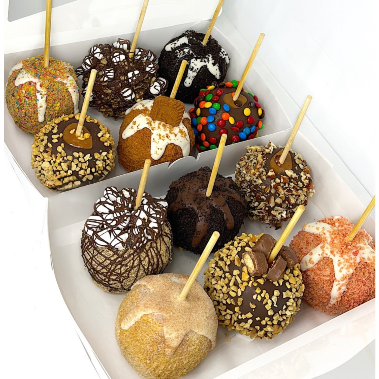 Chocoloate toffee apples