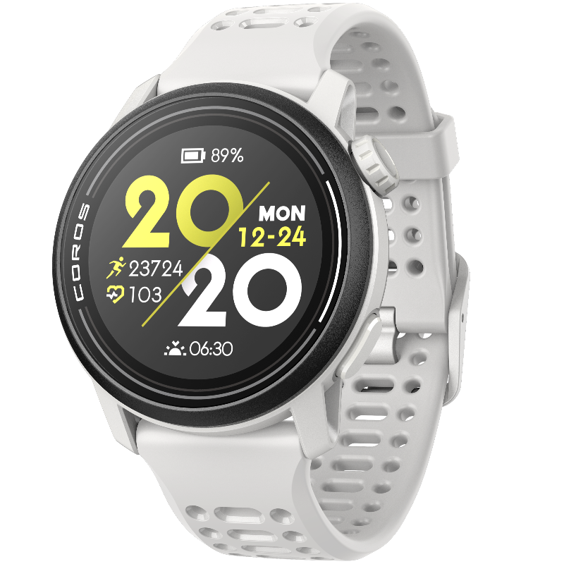 COROS PACE 3 White W/Silicone Band // WPACE3-WHT