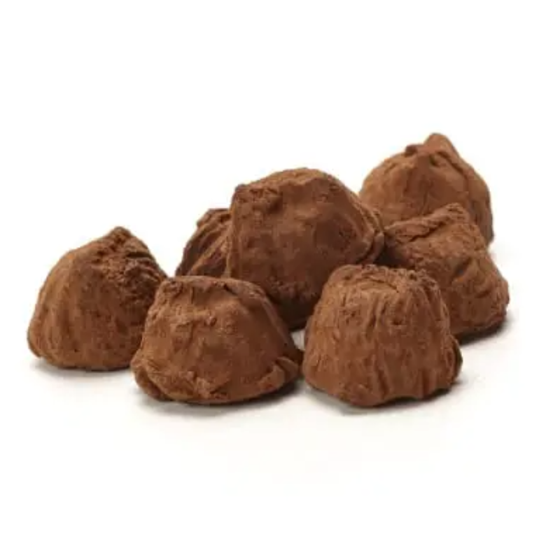 Cacaotruffels met chocolade vulling (250gr)