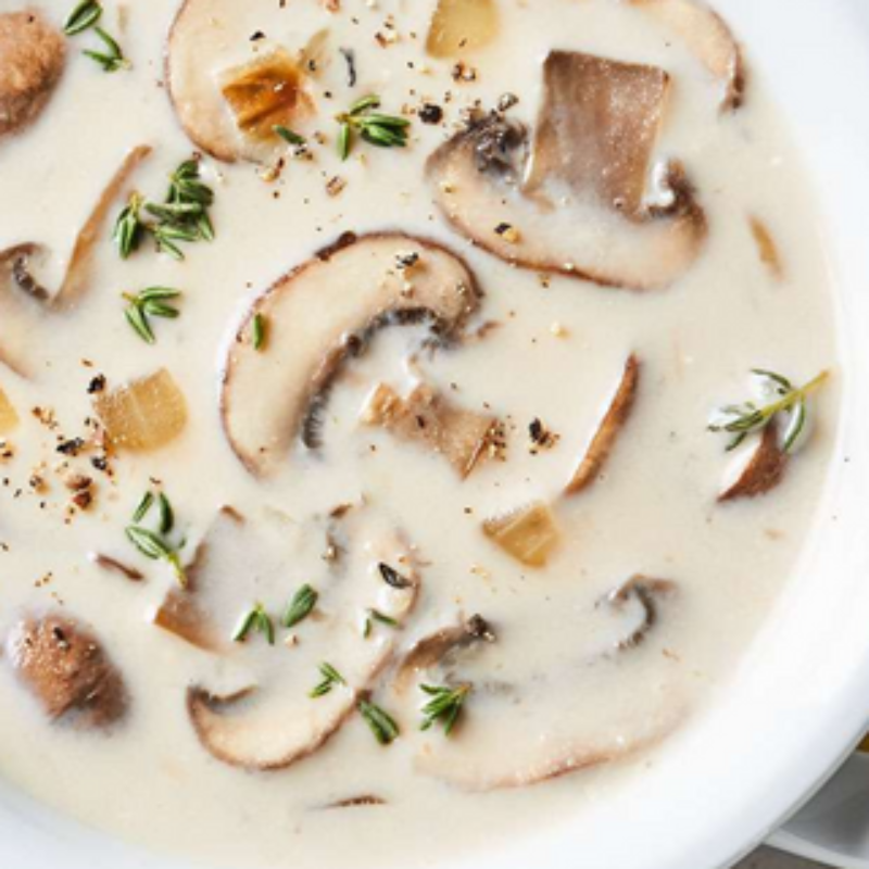 Cream of Mushroom Soup w/Grilled Chicken Garden Salad Main Image