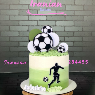 Football birthday cake