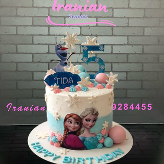 Frozen elsa birthday cake