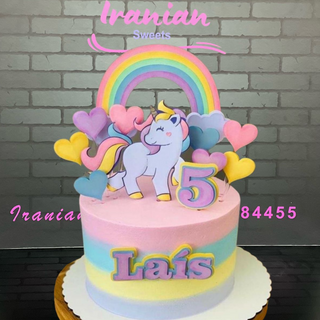 Unicorn birthday cake