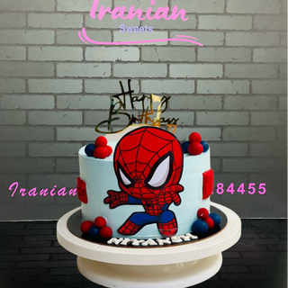 Spiderman birthday cake