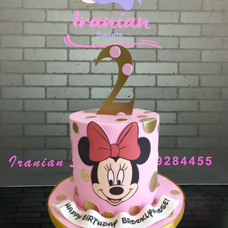 Minnie mouse  birthday cake