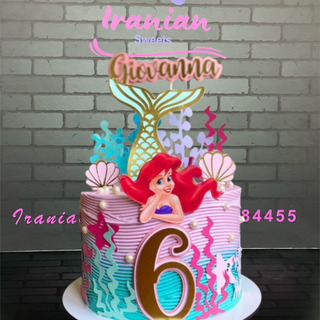 Mermaid birthday cake