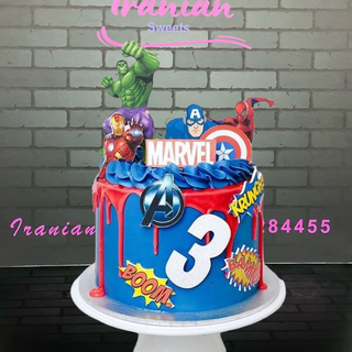 Avengers birthday cake