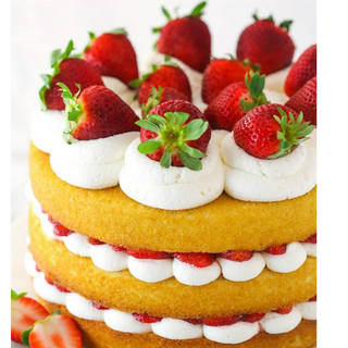 Strawberry Fruit Cake