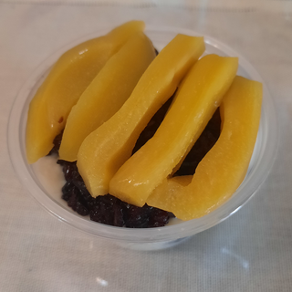 Mít Nếp Cẩm (Black Sticky Rice with Jackfruit)