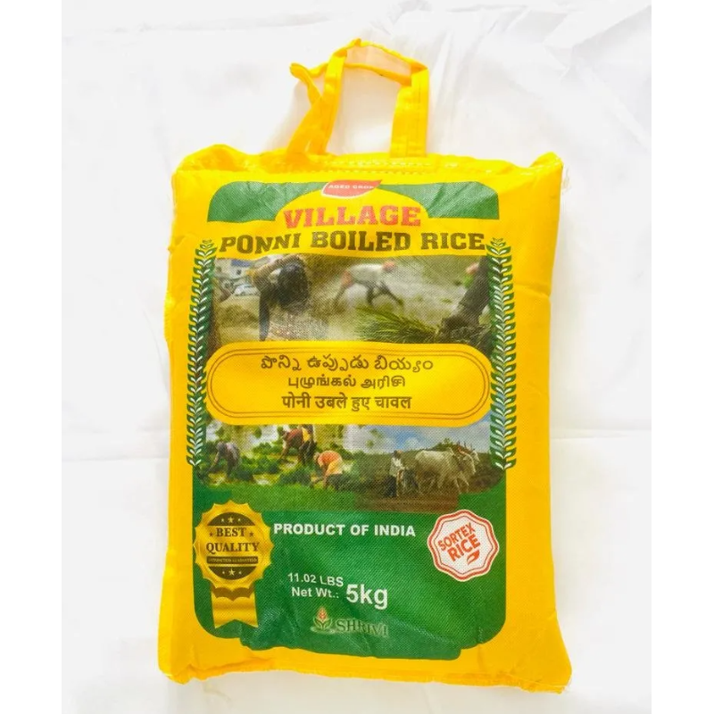 VILLAGE PONNI BOILED RICE 10KG