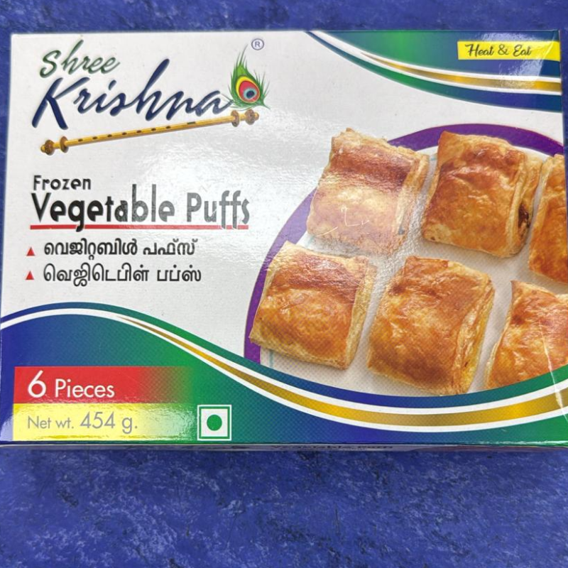 SHREE KRISHNA FROZEN  VEGETABLE PUFFS 454G 