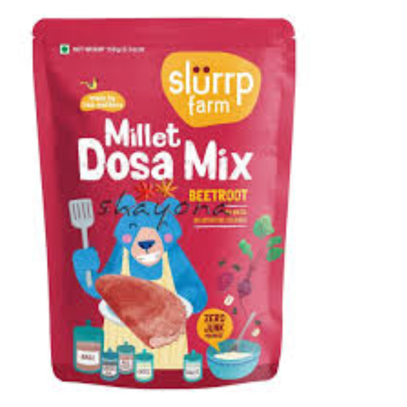 SLURPP FARM MILLET BEETROOT PAN CAKE