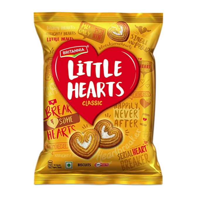 BRITANNIA LITTLE HEARTS 75G