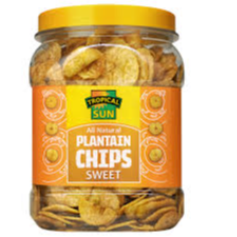 BEST PLANTAIN CHIPS NATURAL SWEET 500G
