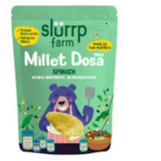 SLURPP FARM MILLET SPINACH PAN CAKE