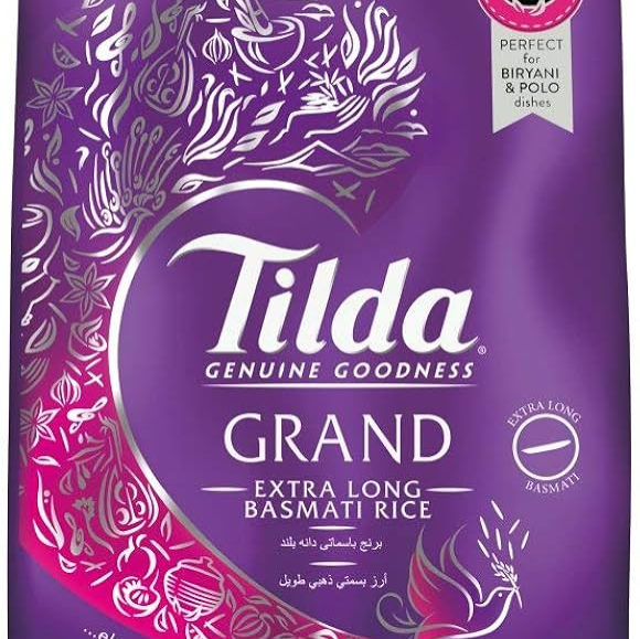 TILDA GRAND EXTRA LONG BASMATHI RICE 20KG