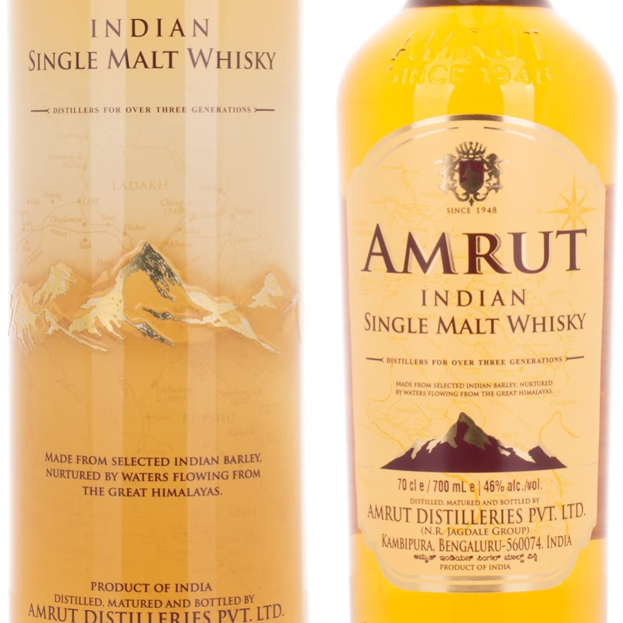 AMRUTH INDIAN SINGLE MALT WHISKEY 75cl