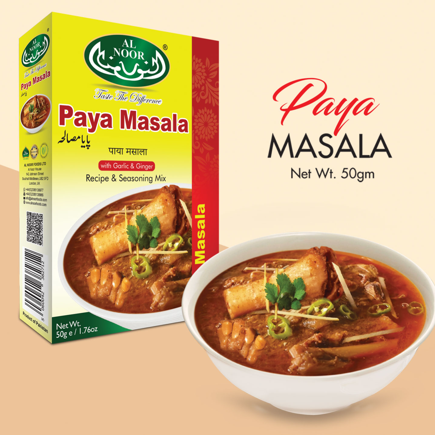 AL NOOR PAYA MASALA 100G