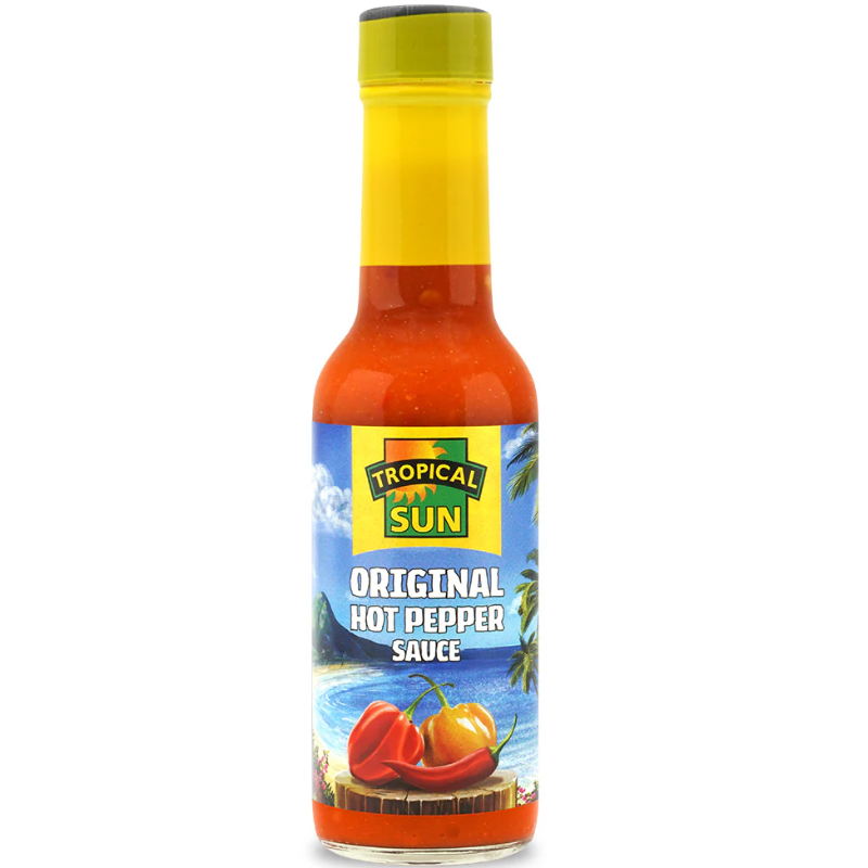 TROPICAL SUN ORIGINAL HOT PEPPER SAUCE 150ML