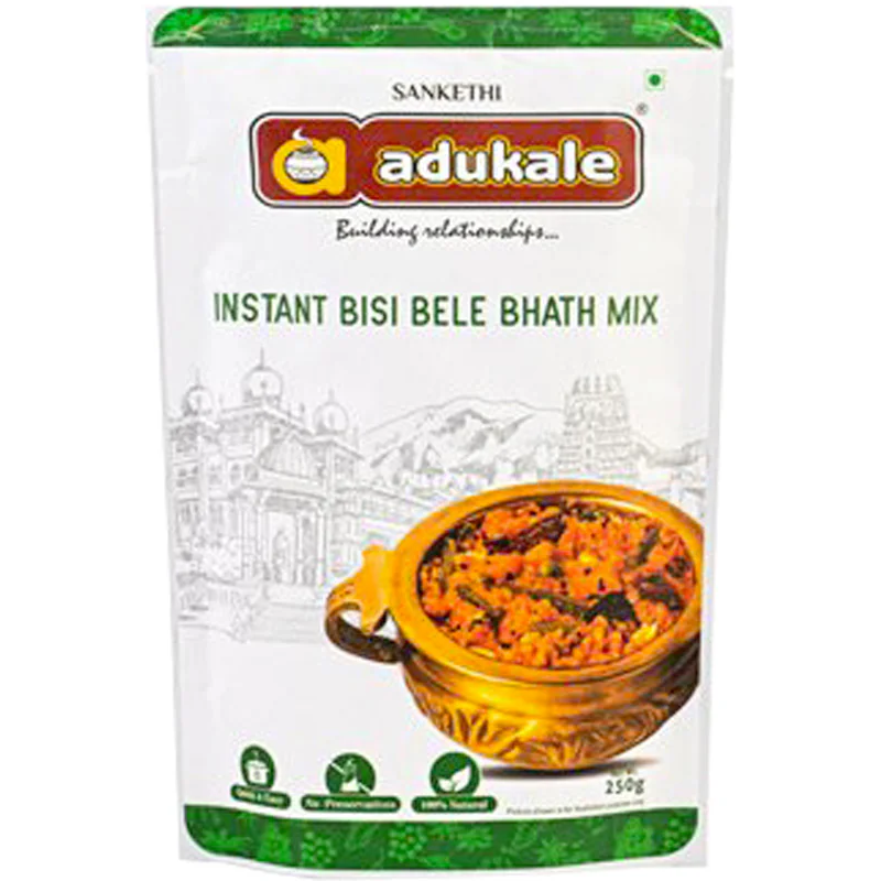 ADUKALE INSTANT BISI BELE BHATH MIX 250G