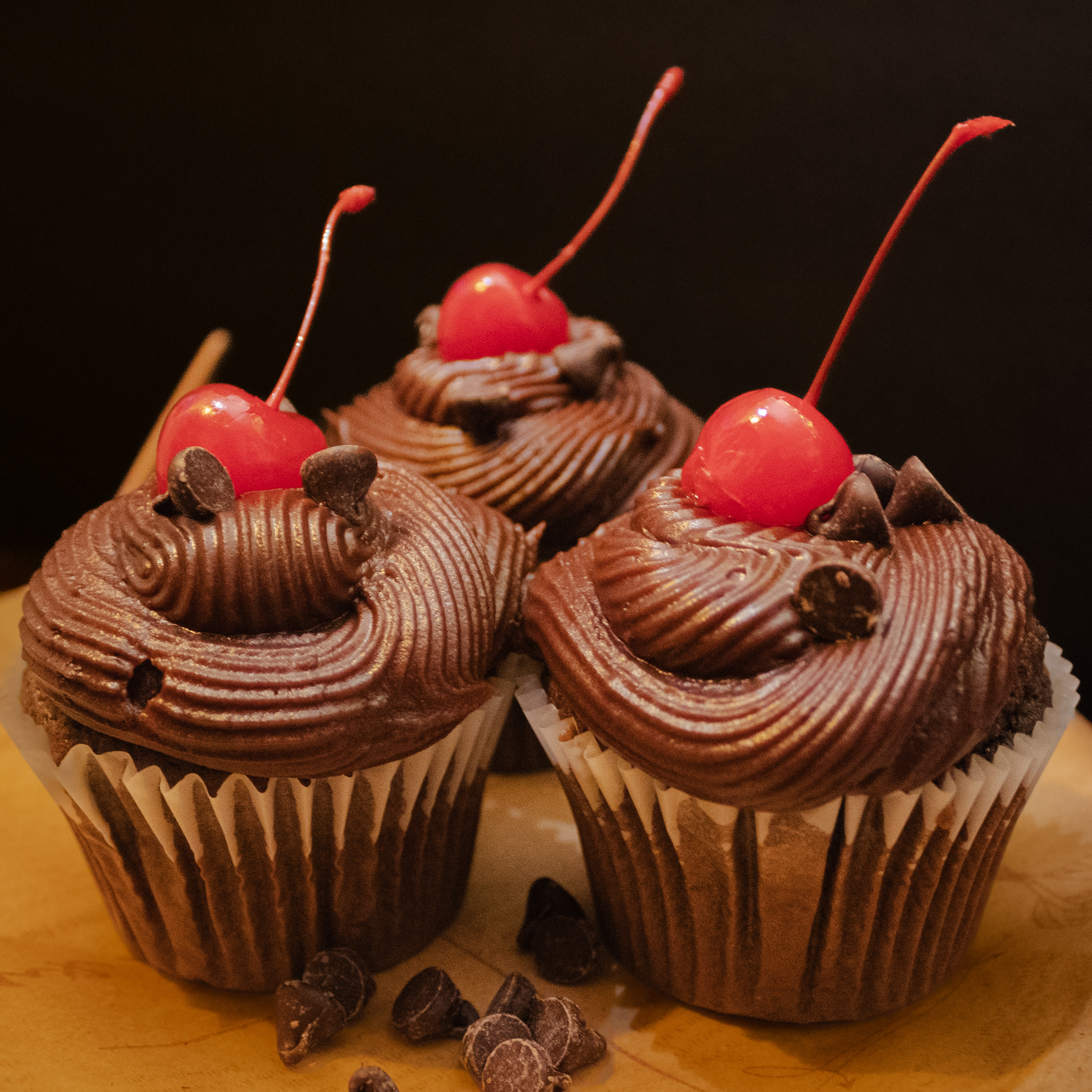 Chocolate cupcake Large Image