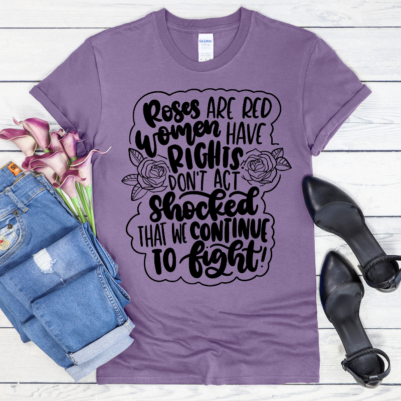 Roses are Red (on heather purple)