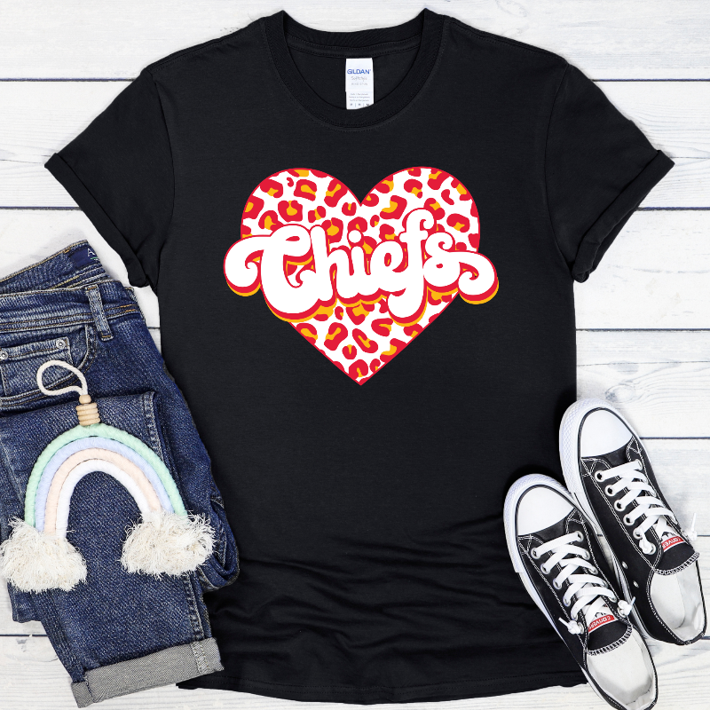 Heart: Chiefs (on black)