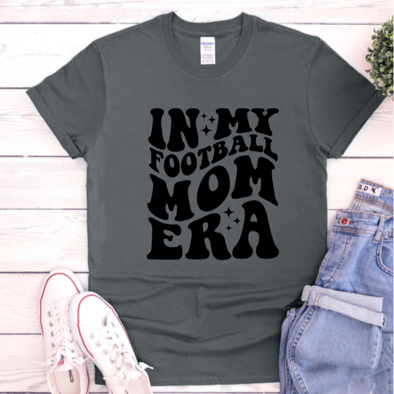 In my Football Mom Era (on charcoal)