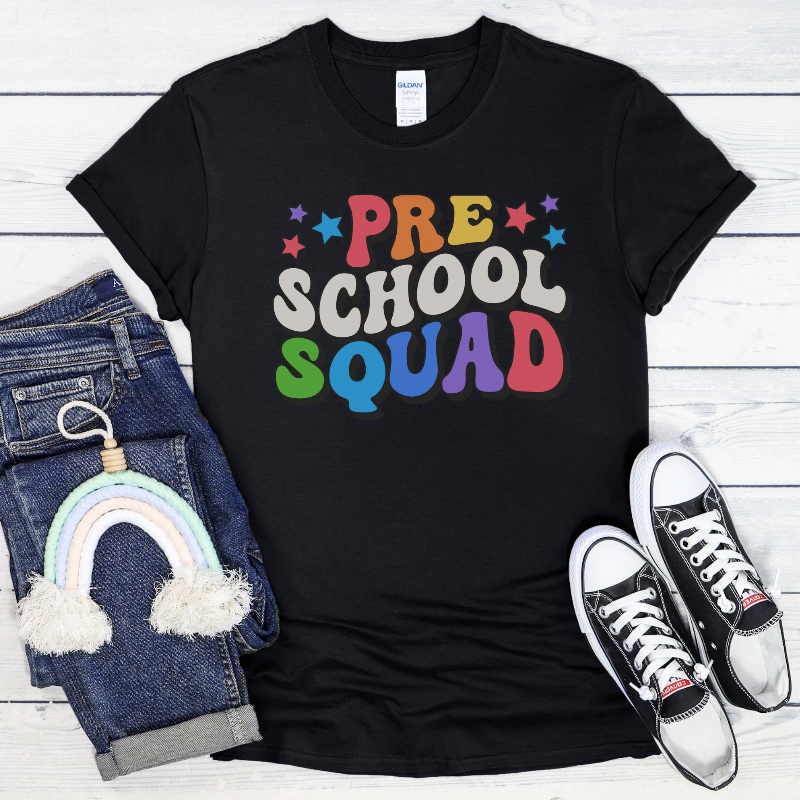 Pre-School Squad (on black)