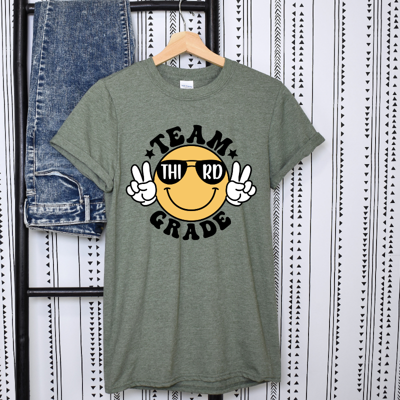 Team 3rd Grade (on heather military)