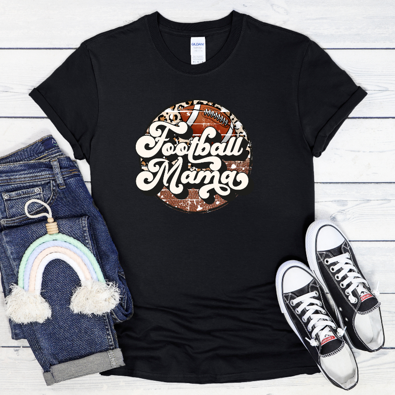 Football Mama (on black)