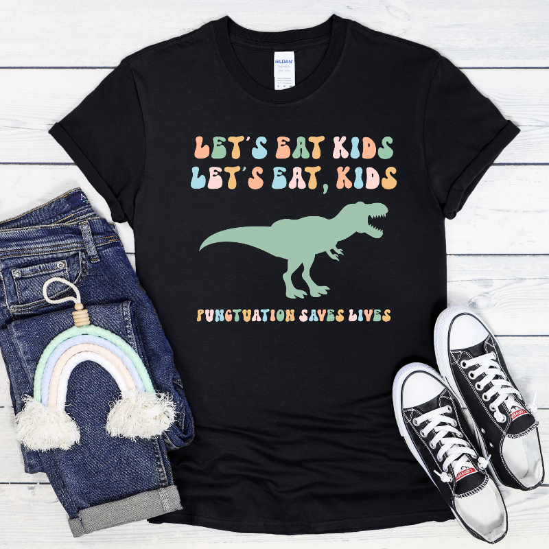 Punctuation Saves Lives (on black)