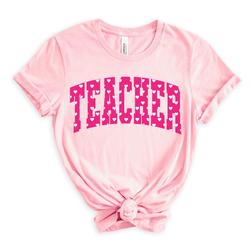 Heart Teacher (on pink)