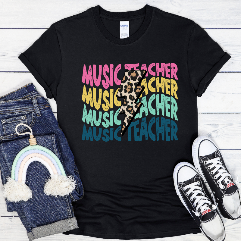 Music Teacher (on black)