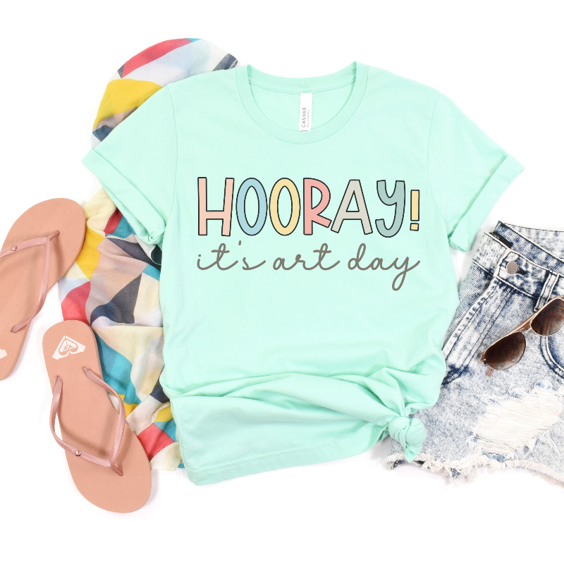 Hooray! It’s Art Day (on mint)