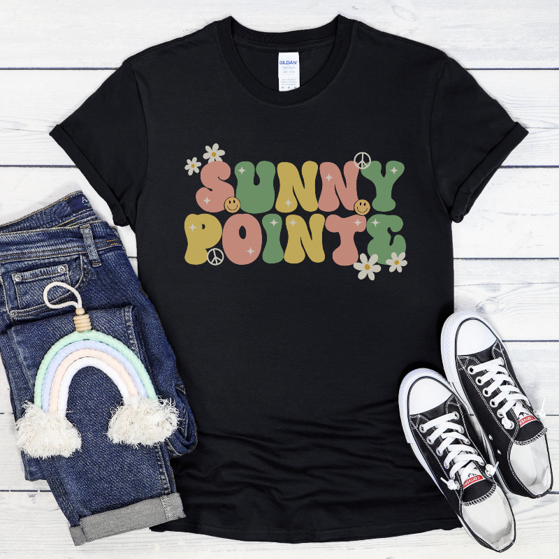 Retro Sunny Pointe (on black)