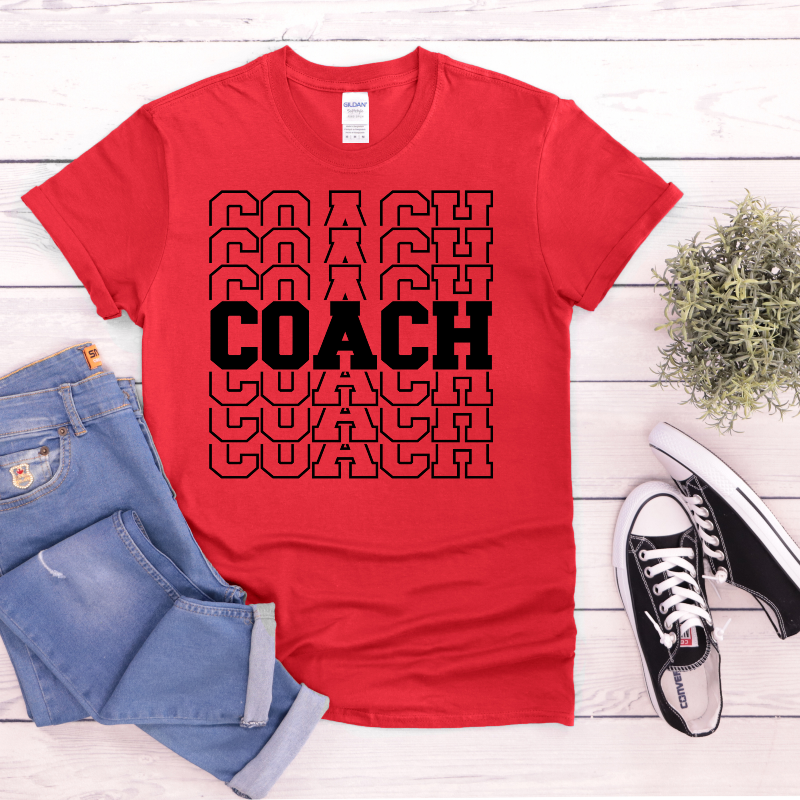 Coach (on red)