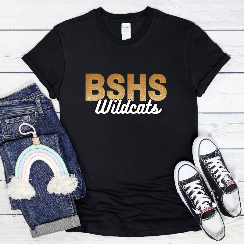 BSHS Wildcats (on black)