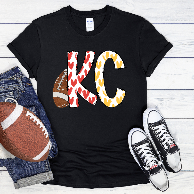 KC hearts (on black)