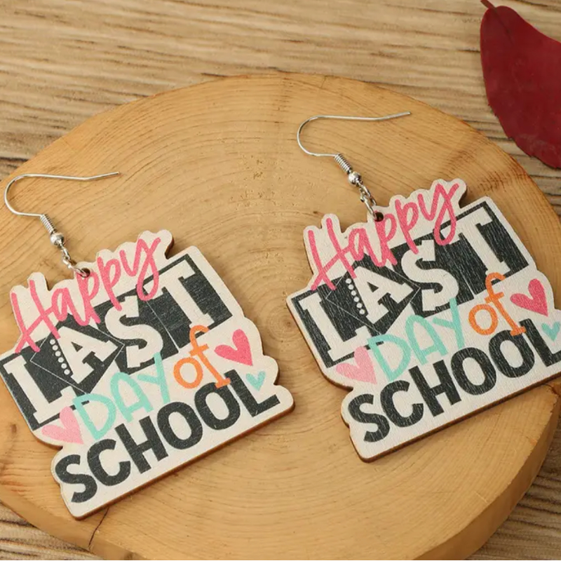 Last Day of School Earrings 