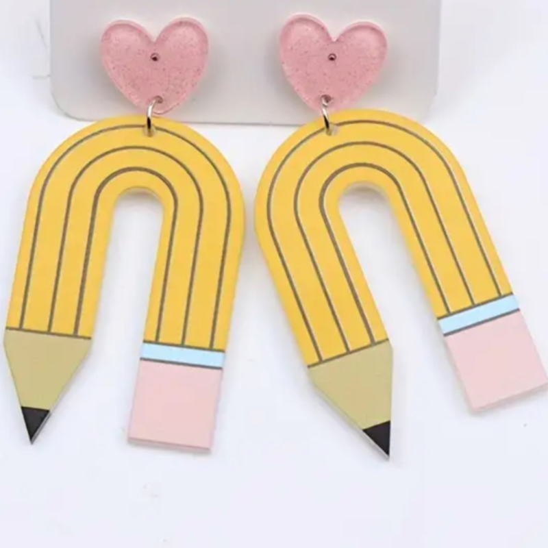 Curved Pencil Earrings