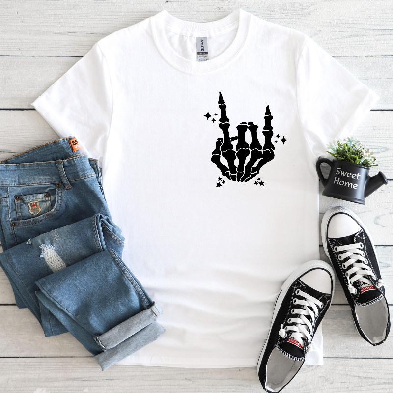 Skelly hand (on white)