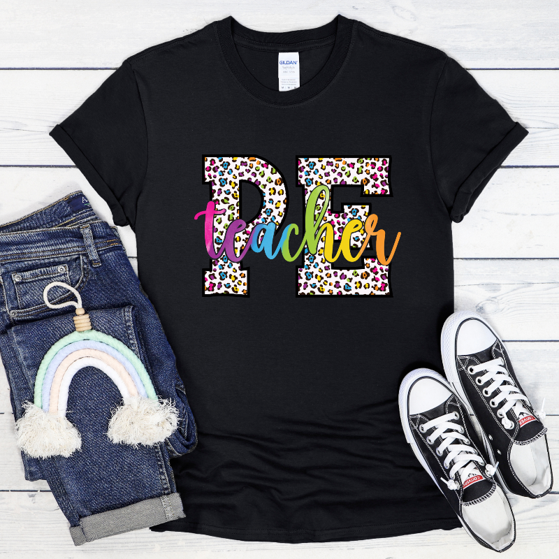 PE Teacher (on black)