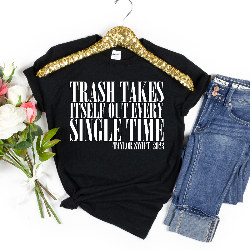 Trash Takes Itself Out (on black)