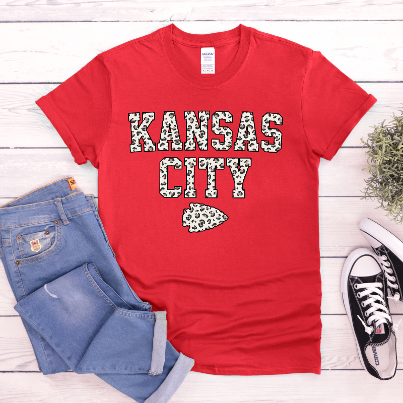 Animal Print KC (on red)