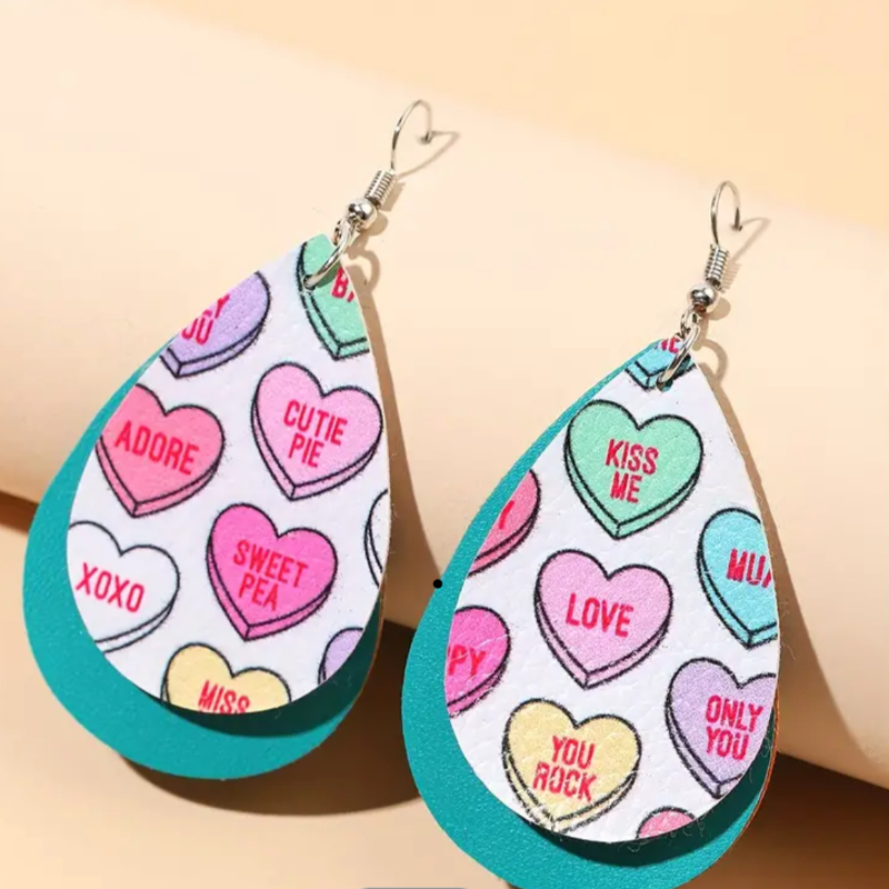 Candy Heart Earrings